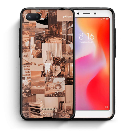 Θήκη Αγίου Βαλεντίνου Xiaomi Redmi 6A Collage You Can από τη Smartfits με σχέδιο στο πίσω μέρος και μαύρο περίβλημα | Xiaomi Redmi 6A Collage You Can case with colorful back and black bezels