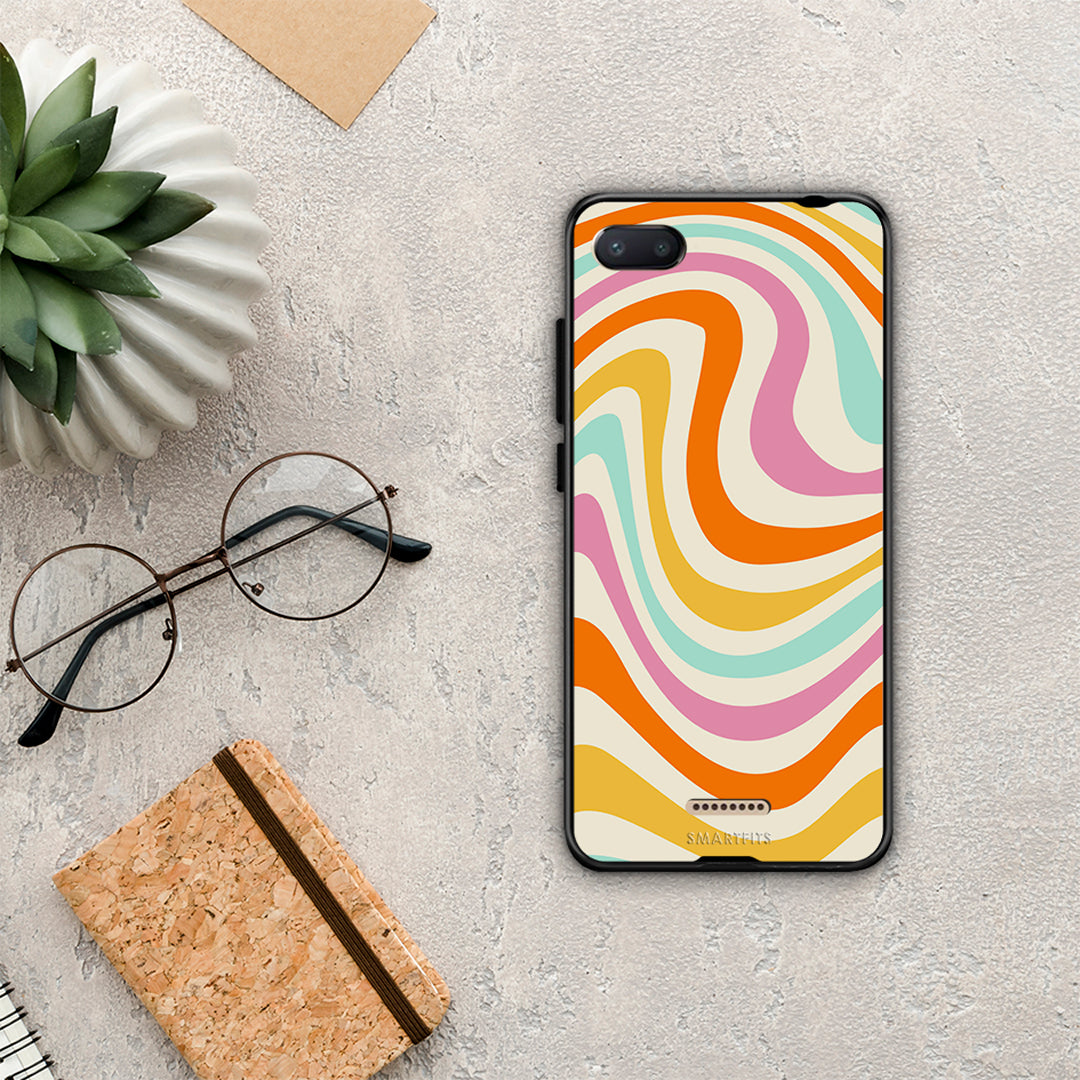 Colourful Waves - Xiaomi Redmi 6A θήκη
