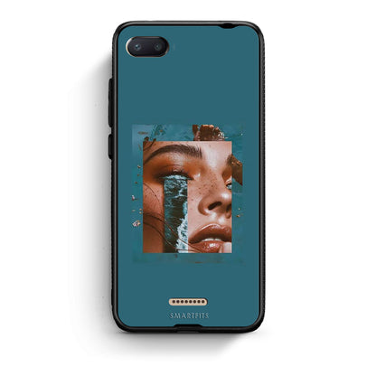 Xiaomi Redmi 6A Cry An Ocean θήκη από τη Smartfits με σχέδιο στο πίσω μέρος και μαύρο περίβλημα | Smartphone case with colorful back and black bezels by Smartfits