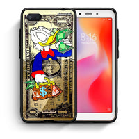 Thumbnail for Θήκη Xiaomi Redmi 6A Duck Money από τη Smartfits με σχέδιο στο πίσω μέρος και μαύρο περίβλημα | Xiaomi Redmi 6A Duck Money case with colorful back and black bezels