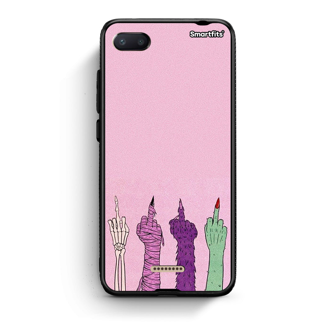 Xiaomi Redmi 6A Halloween Be A Lady Θήκη από τη Smartfits με σχέδιο στο πίσω μέρος και μαύρο περίβλημα | Smartphone case with colorful back and black bezels by Smartfits