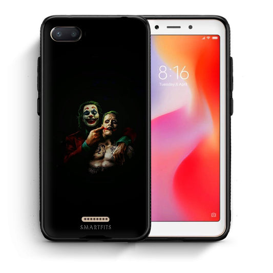 Θήκη Xiaomi Redmi 6A Clown Hero από τη Smartfits με σχέδιο στο πίσω μέρος και μαύρο περίβλημα | Xiaomi Redmi 6A Clown Hero case with colorful back and black bezels