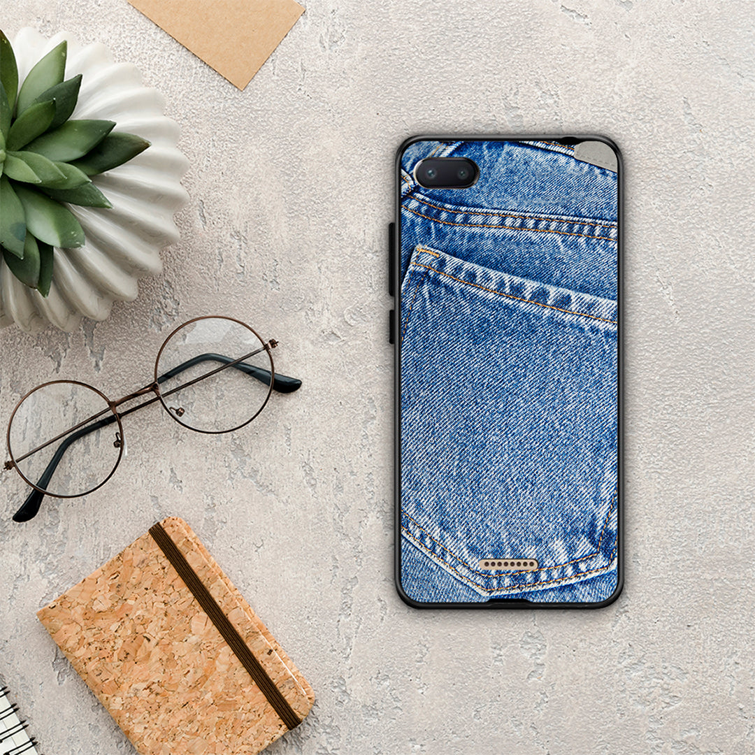 Jeans Pocket - Xiaomi Redmi 6A θήκη