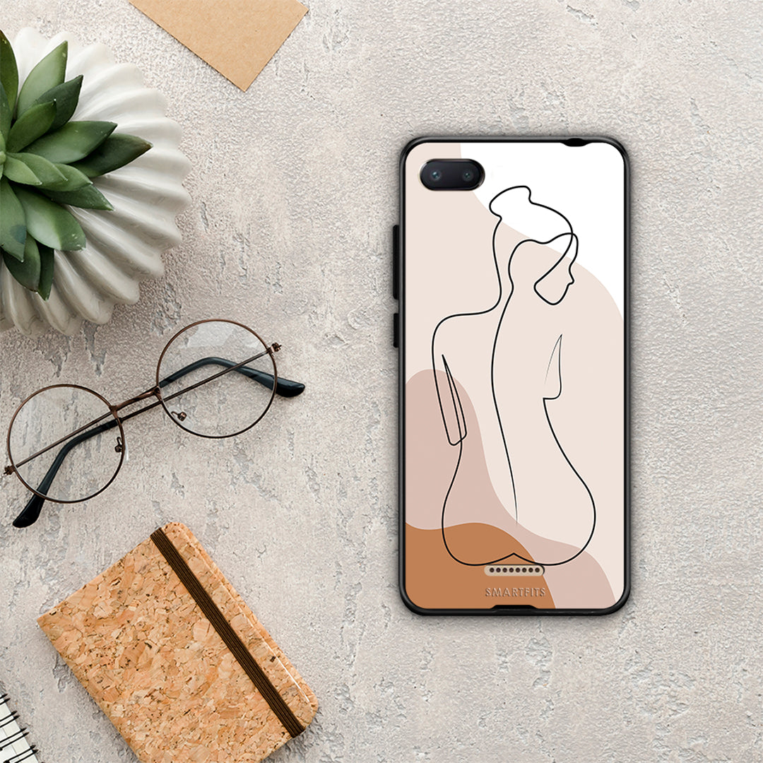 LineArt Woman - Xiaomi Redmi 6A θήκη