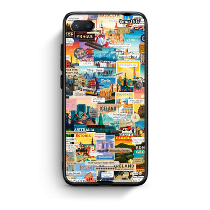 Xiaomi Redmi 6A Live To Travel θήκη από τη Smartfits με σχέδιο στο πίσω μέρος και μαύρο περίβλημα | Smartphone case with colorful back and black bezels by Smartfits