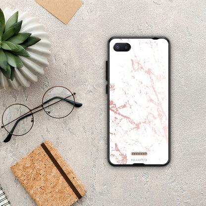 Marble Pink Splash - Xiaomi Redmi 6A θήκη