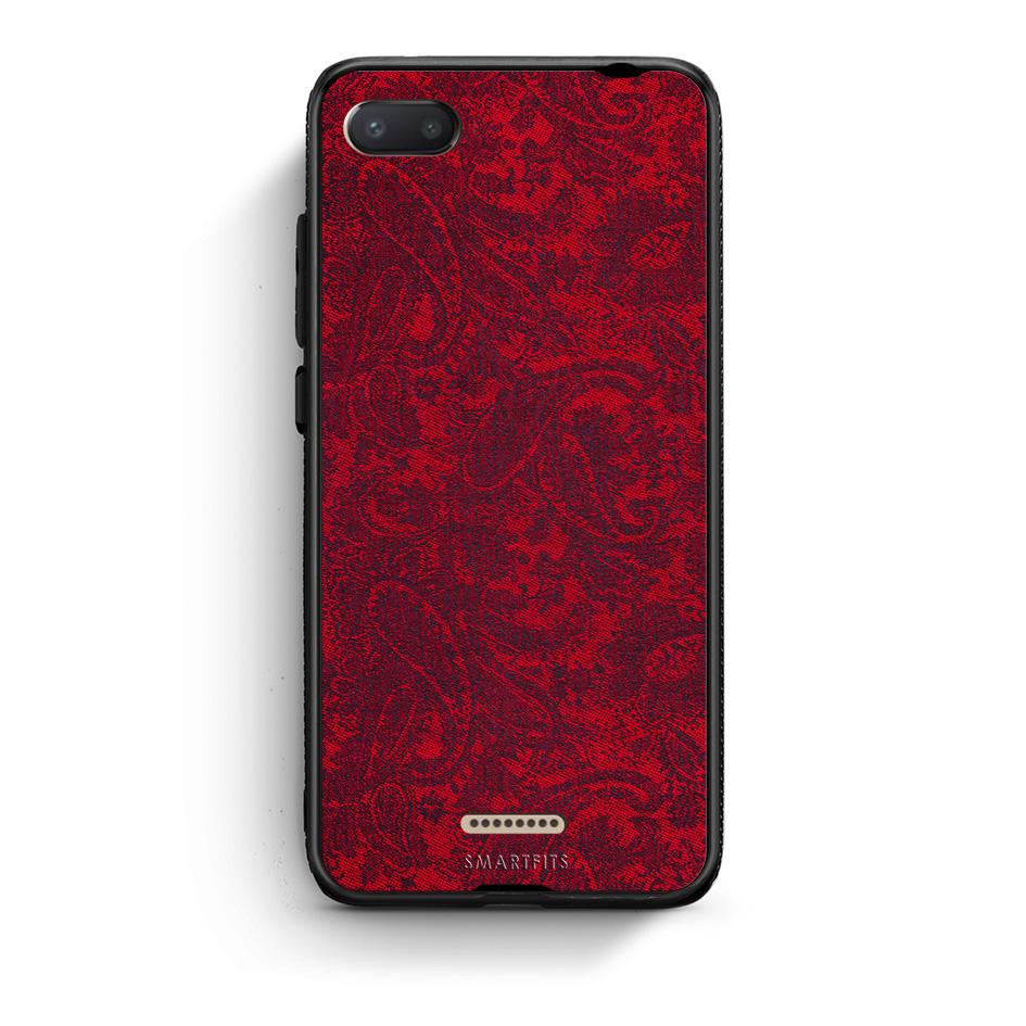 Xiaomi Redmi 6A Paisley Cashmere θήκη από τη Smartfits με σχέδιο στο πίσω μέρος και μαύρο περίβλημα | Smartphone case with colorful back and black bezels by Smartfits