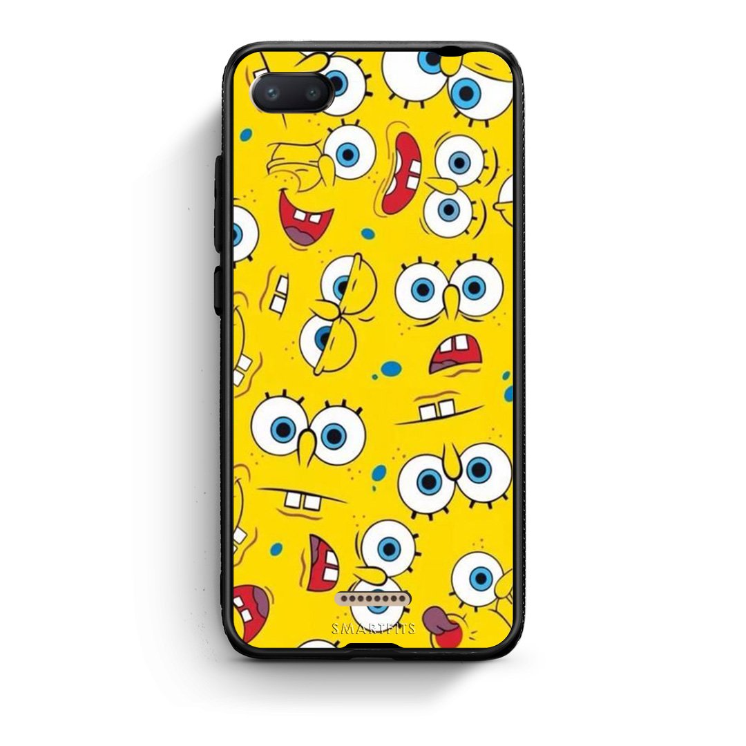 4 - Xiaomi Redmi 6A Sponge PopArt case, cover, bumper