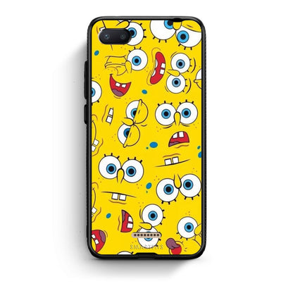 4 - Xiaomi Redmi 6A Sponge PopArt case, cover, bumper