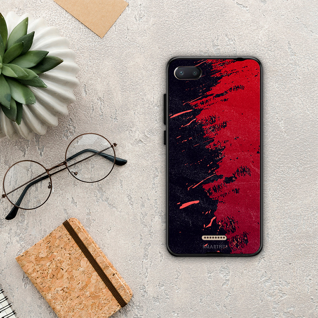 Red Paint - Xiaomi Redmi 6A θήκη