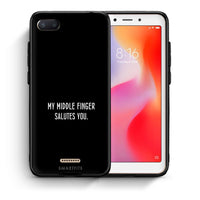Thumbnail for Θήκη Xiaomi Redmi 6A Salute από τη Smartfits με σχέδιο στο πίσω μέρος και μαύρο περίβλημα | Xiaomi Redmi 6A Salute case with colorful back and black bezels