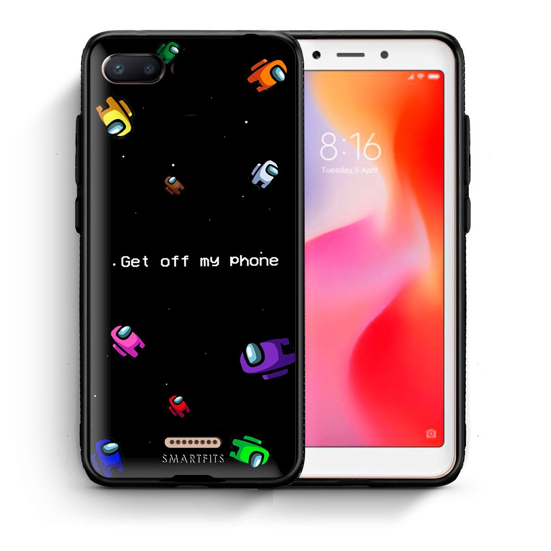 Θήκη Xiaomi Redmi 6A AFK Text από τη Smartfits με σχέδιο στο πίσω μέρος και μαύρο περίβλημα | Xiaomi Redmi 6A AFK Text case with colorful back and black bezels