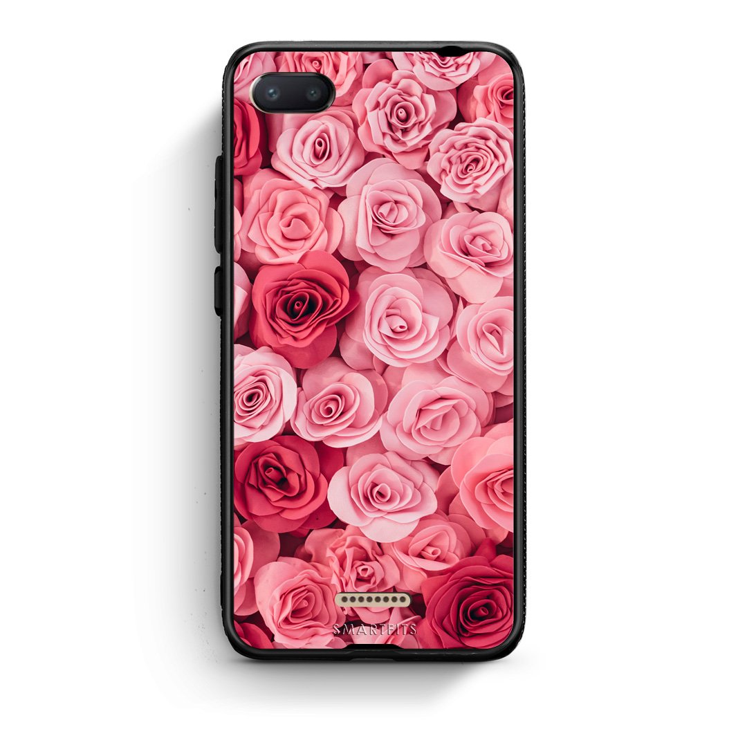 4 - Xiaomi Redmi 6A RoseGarden Valentine case, cover, bumper