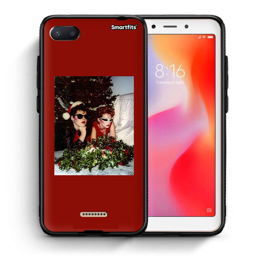 Θήκη Xiaomi Redmi 6A Waiting For Xmas από τη Smartfits με σχέδιο στο πίσω μέρος και μαύρο περίβλημα | Xiaomi Redmi 6A Waiting For Xmas case with colorful back and black bezels
