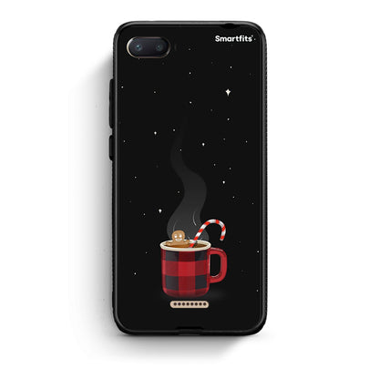 Xiaomi Redmi 6A Xmas Bathing θήκη από τη Smartfits με σχέδιο στο πίσω μέρος και μαύρο περίβλημα | Smartphone case with colorful back and black bezels by Smartfits