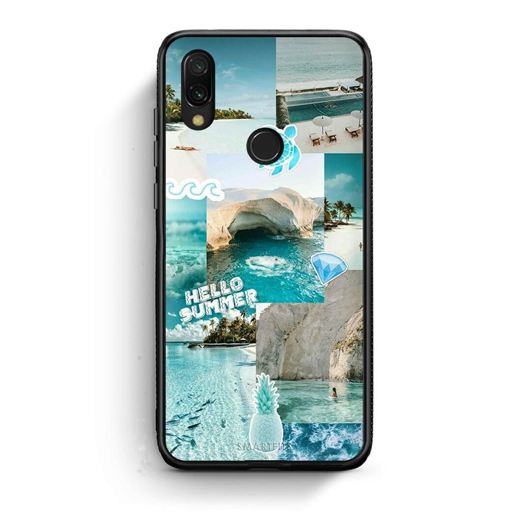 Xiaomi Redmi 7 Aesthetic Summer Θήκη από τη Smartfits με σχέδιο στο πίσω μέρος και μαύρο περίβλημα | Smartphone case with colorful back and black bezels by Smartfits