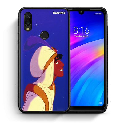 Θήκη Xiaomi Redmi 7 Alladin And Jasmine Love 1 από τη Smartfits με σχέδιο στο πίσω μέρος και μαύρο περίβλημα | Xiaomi Redmi 7 Alladin And Jasmine Love 1 case with colorful back and black bezels