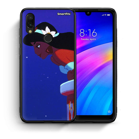 Θήκη Xiaomi Redmi 7 Alladin And Jasmine Love 2 από τη Smartfits με σχέδιο στο πίσω μέρος και μαύρο περίβλημα | Xiaomi Redmi 7 Alladin And Jasmine Love 2 case with colorful back and black bezels