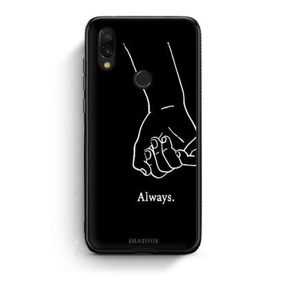 Xiaomi Redmi 7 Always & Forever 1 Θήκη Αγίου Βαλεντίνου από τη Smartfits με σχέδιο στο πίσω μέρος και μαύρο περίβλημα | Smartphone case with colorful back and black bezels by Smartfits
