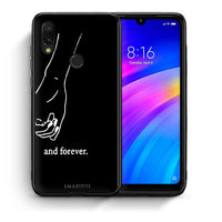 Thumbnail for Θήκη Αγίου Βαλεντίνου Xiaomi Redmi 7 Always & Forever 2 από τη Smartfits με σχέδιο στο πίσω μέρος και μαύρο περίβλημα | Xiaomi Redmi 7 Always & Forever 2 case with colorful back and black bezels