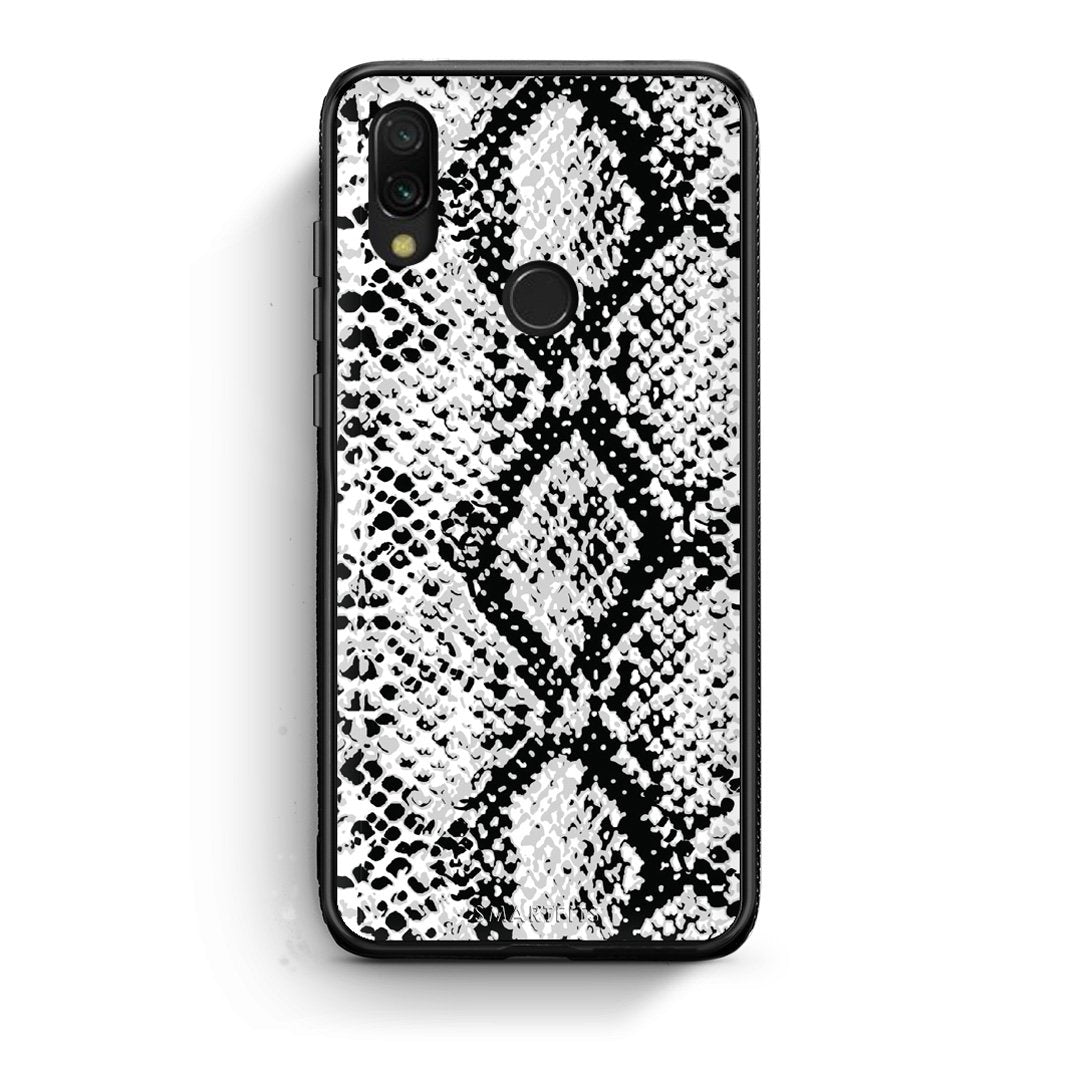 24 - Xiaomi Redmi 7 White Snake Animal case, cover, bumper