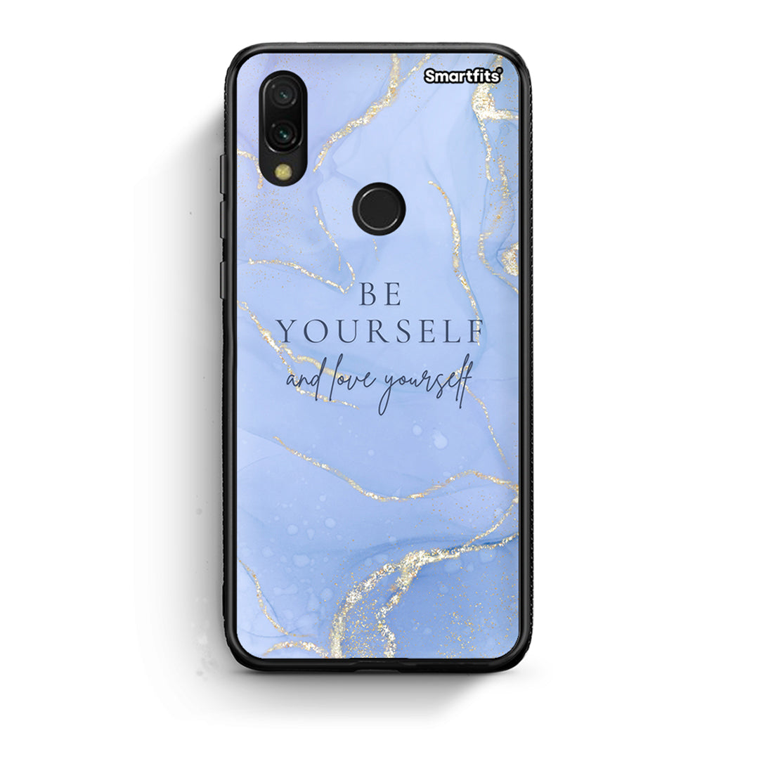 Xiaomi Redmi 7 Be Yourself θήκη από τη Smartfits με σχέδιο στο πίσω μέρος και μαύρο περίβλημα | Smartphone case with colorful back and black bezels by Smartfits