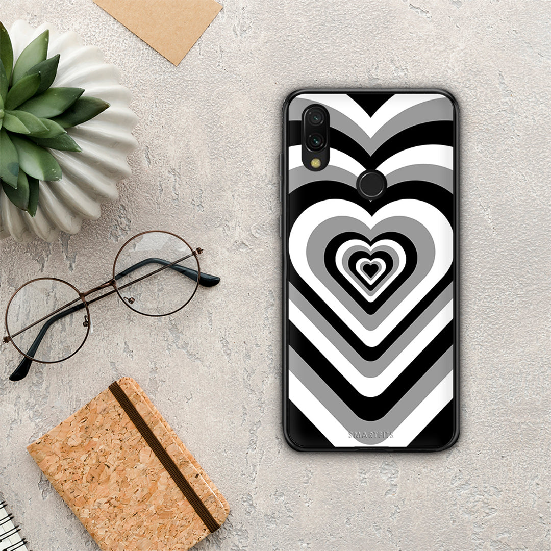 Black Hearts - Xiaomi Redmi 7 θήκη