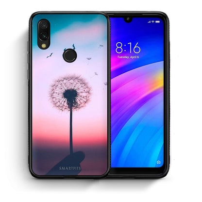 Θήκη Xiaomi Redmi 7 Wish Boho από τη Smartfits με σχέδιο στο πίσω μέρος και μαύρο περίβλημα | Xiaomi Redmi 7 Wish Boho case with colorful back and black bezels