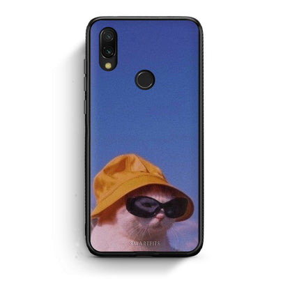 Xiaomi Redmi 7 Cat Diva θήκη από τη Smartfits με σχέδιο στο πίσω μέρος και μαύρο περίβλημα | Smartphone case with colorful back and black bezels by Smartfits