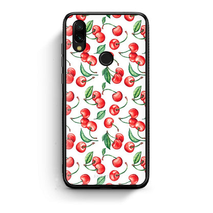 Xiaomi Redmi 7 Cherry Summer θήκη από τη Smartfits με σχέδιο στο πίσω μέρος και μαύρο περίβλημα | Smartphone case with colorful back and black bezels by Smartfits