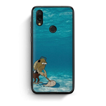 Xiaomi Redmi 7 Clean The Ocean Θήκη από τη Smartfits με σχέδιο στο πίσω μέρος και μαύρο περίβλημα | Smartphone case with colorful back and black bezels by Smartfits