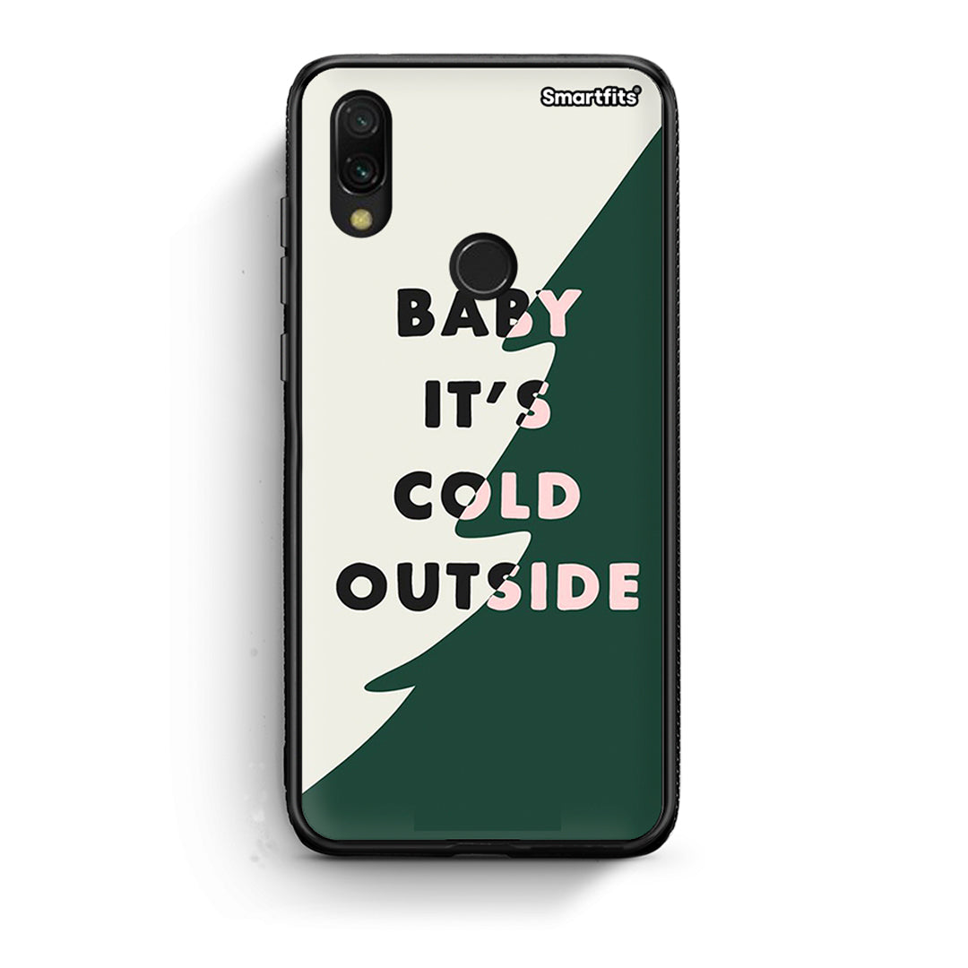 Xiaomi Redmi 7 Cold Outside θήκη από τη Smartfits με σχέδιο στο πίσω μέρος και μαύρο περίβλημα | Smartphone case with colorful back and black bezels by Smartfits