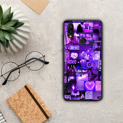 Collage Stay Wild - Xiaomi Redmi 7 θήκη