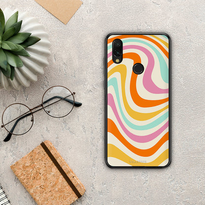 Colourful Waves - Xiaomi Redmi 7 θήκη