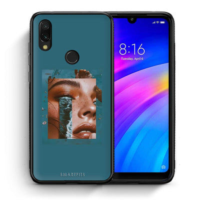 Θήκη Xiaomi Redmi 7 Cry An Ocean από τη Smartfits με σχέδιο στο πίσω μέρος και μαύρο περίβλημα | Xiaomi Redmi 7 Cry An Ocean case with colorful back and black bezels