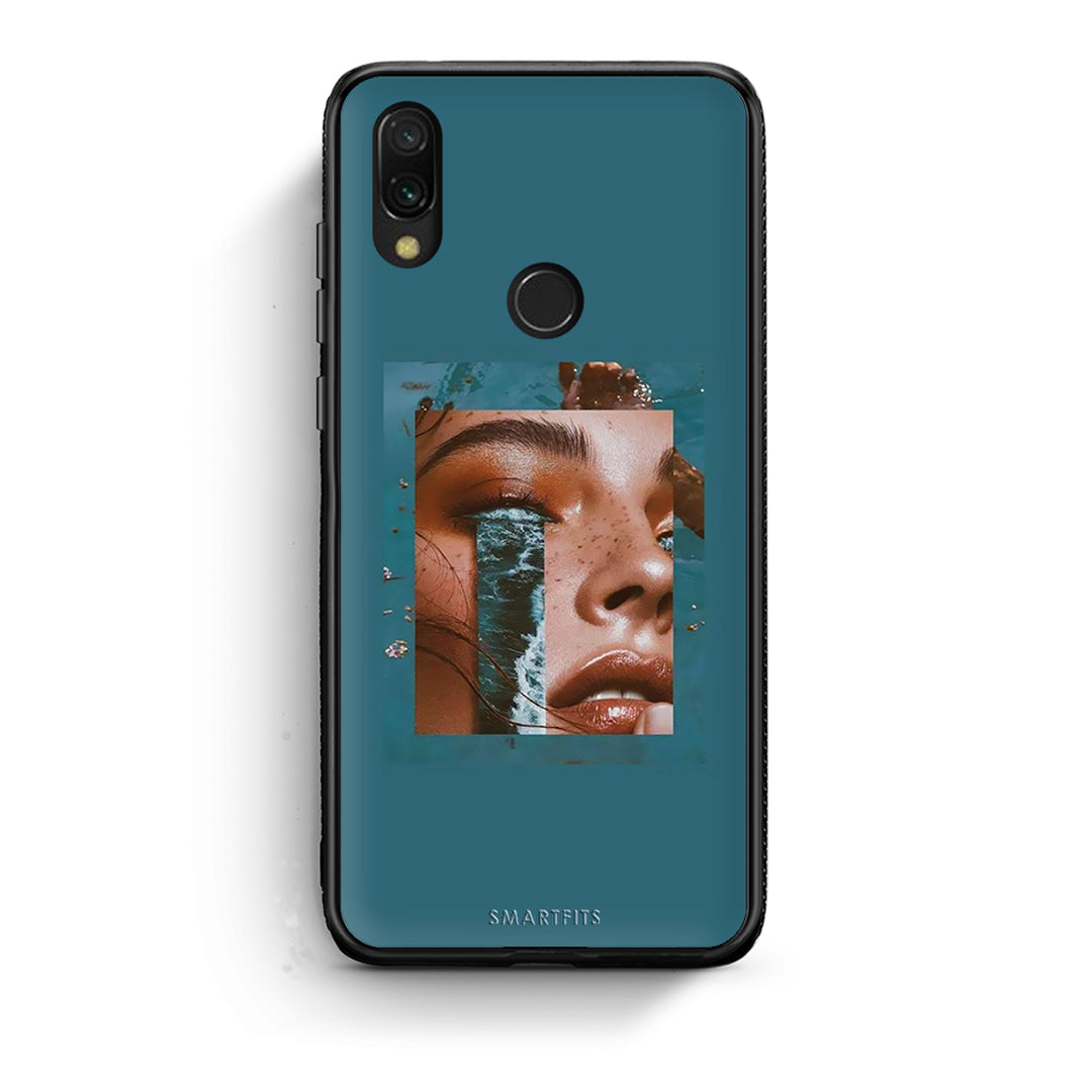 Xiaomi Redmi 7 Cry An Ocean θήκη από τη Smartfits με σχέδιο στο πίσω μέρος και μαύρο περίβλημα | Smartphone case with colorful back and black bezels by Smartfits