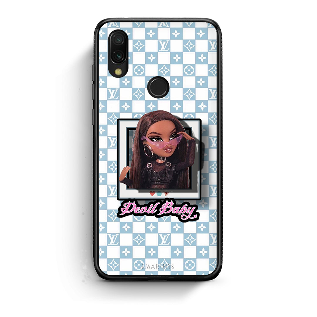 Xiaomi Redmi 7 Devil Baby Θήκη Αγίου Βαλεντίνου από τη Smartfits με σχέδιο στο πίσω μέρος και μαύρο περίβλημα | Smartphone case with colorful back and black bezels by Smartfits
