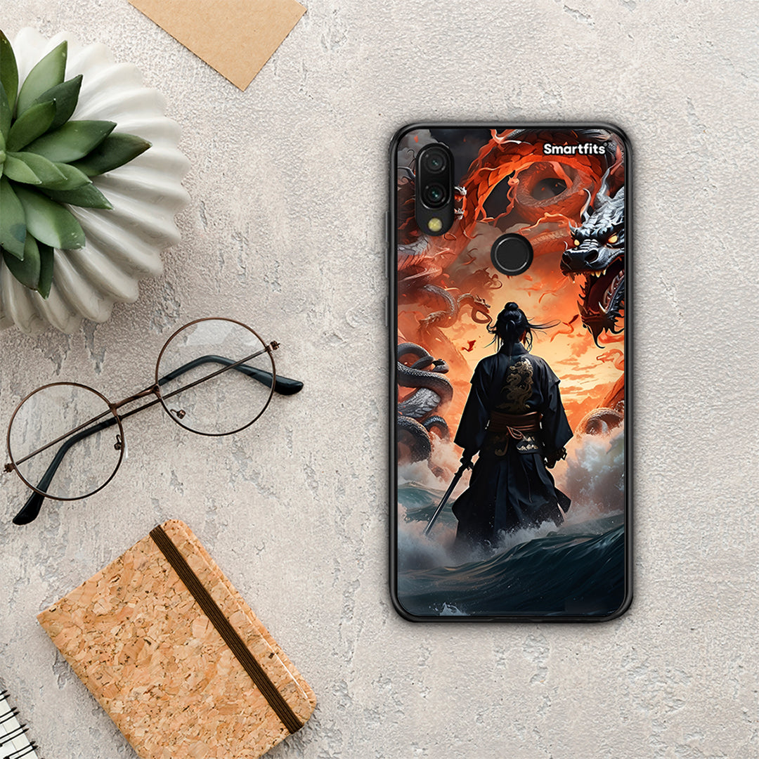 Dragons Fight - Xiaomi Redmi 7 θήκη