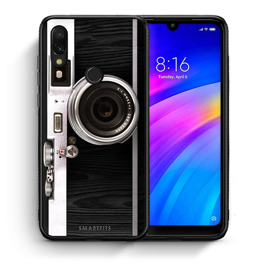 Θήκη Xiaomi Redmi 7 Emily In Paris από τη Smartfits με σχέδιο στο πίσω μέρος και μαύρο περίβλημα | Xiaomi Redmi 7 Emily In Paris case with colorful back and black bezels