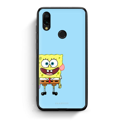 Xiaomi Redmi 7 Friends Bob θήκη από τη Smartfits με σχέδιο στο πίσω μέρος και μαύρο περίβλημα | Smartphone case with colorful back and black bezels by Smartfits