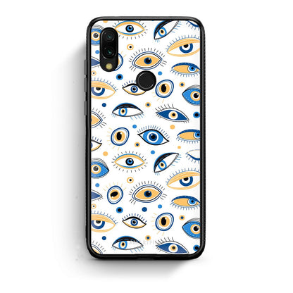 Xiaomi Redmi 7 Ftou Ftou θήκη από τη Smartfits με σχέδιο στο πίσω μέρος και μαύρο περίβλημα | Smartphone case with colorful back and black bezels by Smartfits