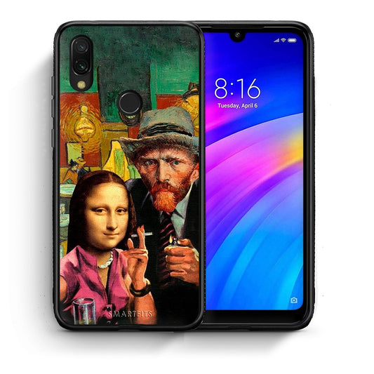 Θήκη Xiaomi Redmi 7 Funny Art από τη Smartfits με σχέδιο στο πίσω μέρος και μαύρο περίβλημα | Xiaomi Redmi 7 Funny Art case with colorful back and black bezels