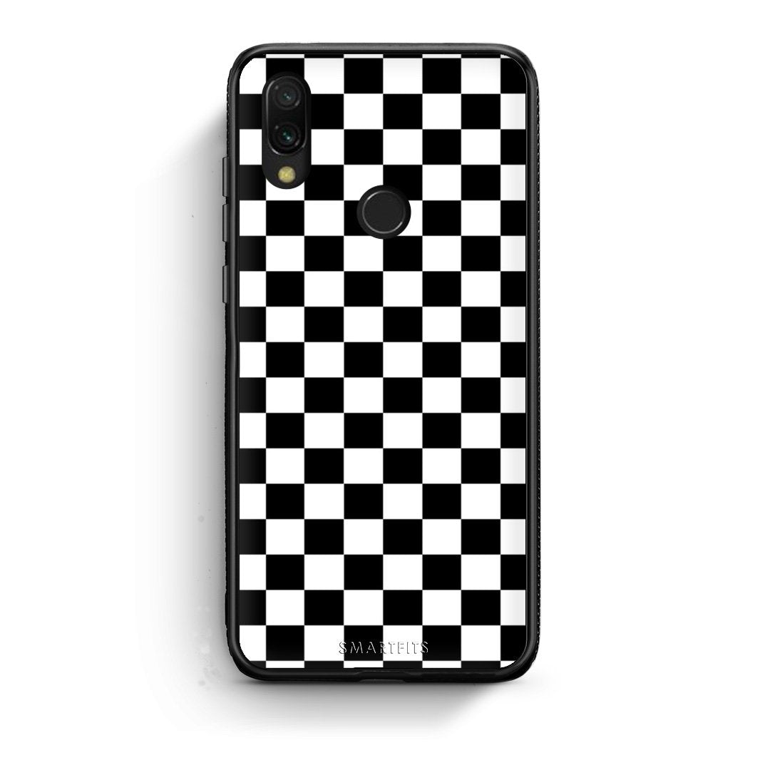 4 - Xiaomi Redmi 7 Squares Geometric case, cover, bumper