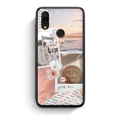 Xiaomi Redmi 7 Golden Hour Θήκη Αγίου Βαλεντίνου από τη Smartfits με σχέδιο στο πίσω μέρος και μαύρο περίβλημα | Smartphone case with colorful back and black bezels by Smartfits