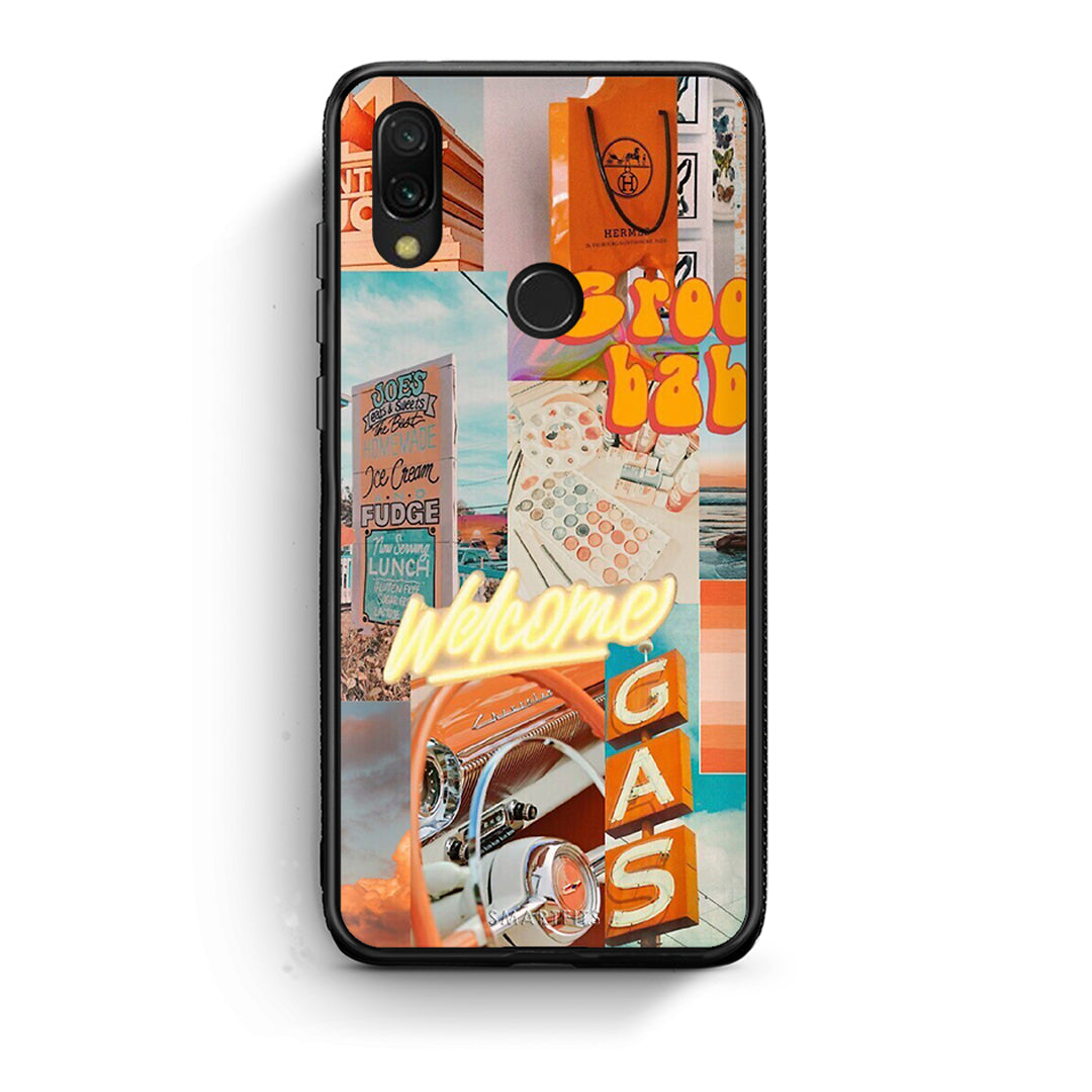 Xiaomi Redmi 7 Groovy Babe Θήκη Αγίου Βαλεντίνου από τη Smartfits με σχέδιο στο πίσω μέρος και μαύρο περίβλημα | Smartphone case with colorful back and black bezels by Smartfits