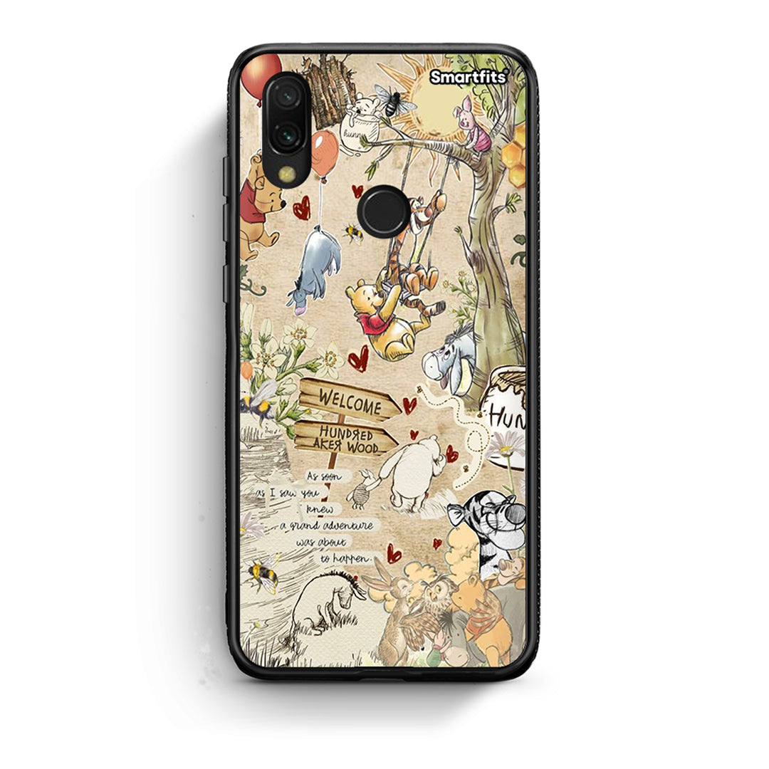 Xiaomi Redmi 7 Happy Friends θήκη από τη Smartfits με σχέδιο στο πίσω μέρος και μαύρο περίβλημα | Smartphone case with colorful back and black bezels by Smartfits