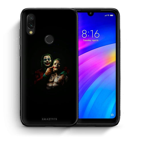 Θήκη Xiaomi Redmi 7 Clown Hero από τη Smartfits με σχέδιο στο πίσω μέρος και μαύρο περίβλημα | Xiaomi Redmi 7 Clown Hero case with colorful back and black bezels
