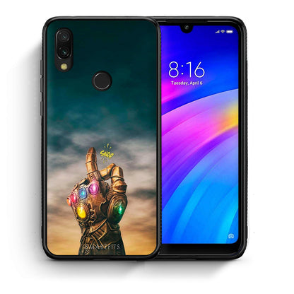 Θήκη Xiaomi Redmi 7 Infinity Snap από τη Smartfits με σχέδιο στο πίσω μέρος και μαύρο περίβλημα | Xiaomi Redmi 7 Infinity Snap case with colorful back and black bezels