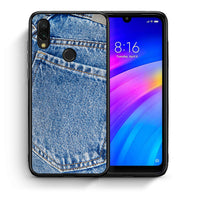 Thumbnail for Θήκη Xiaomi Redmi 7 Jeans Pocket από τη Smartfits με σχέδιο στο πίσω μέρος και μαύρο περίβλημα | Xiaomi Redmi 7 Jeans Pocket case with colorful back and black bezels