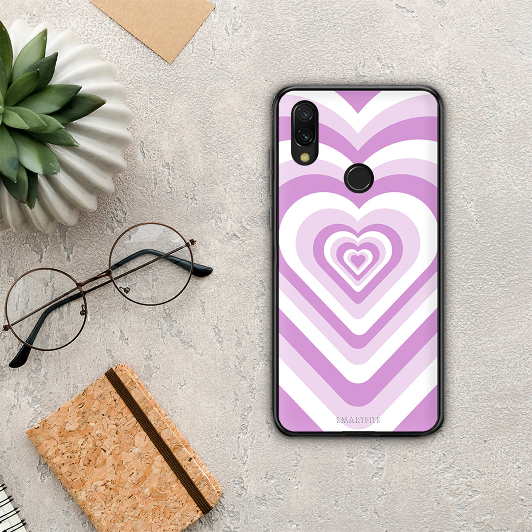 Lilac Hearts - Xiaomi Redmi 7 θήκη